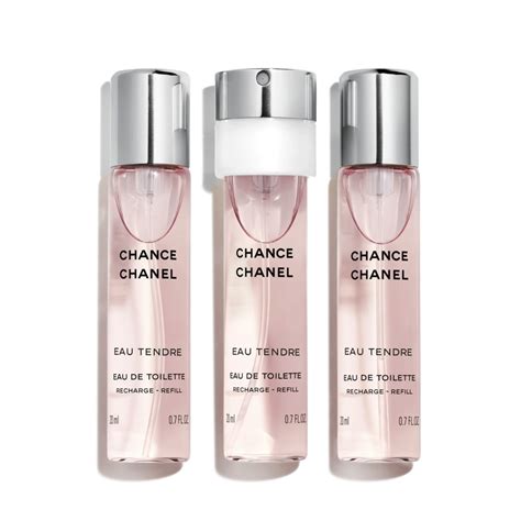 chance chanel twist and spray eau de toilette|Chanel eau de toilette refill.